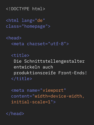 Front-End-Entwicklung